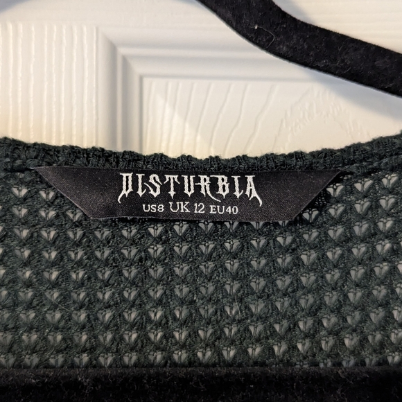 Xana Textured Tie Front Long Cardigan - Green - Picture 7 of 7